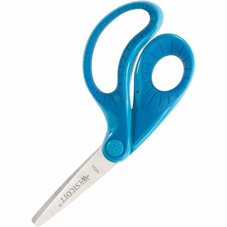 WESTCOTT 5 in. Kids Ergo Pointed Scissors, Assorted Color ACM16671